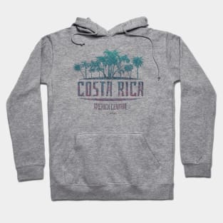 Costa Rica, America Central, Palm Trees on Island Hoodie